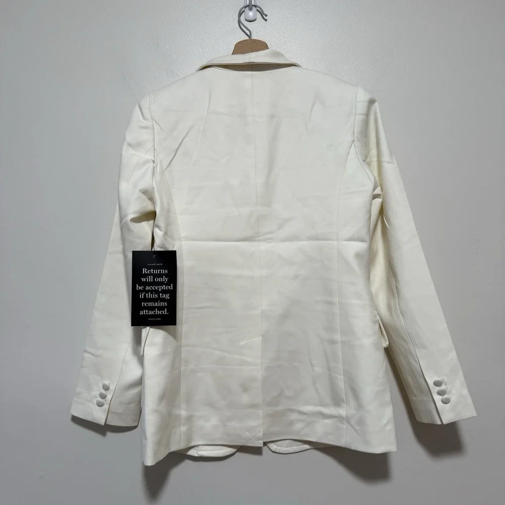 Tuckernuck NWT Cream Wool Warner Two-Blazer Size XS‎